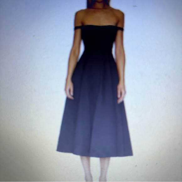 Free People X Revolve Alina Midi Dress Women 10 Modern 50's Formal Flair NEW - Picture 11 of 13